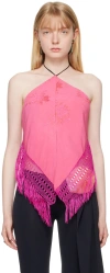 Conner Ives Pink Piano Shawl Camisole In Pink
