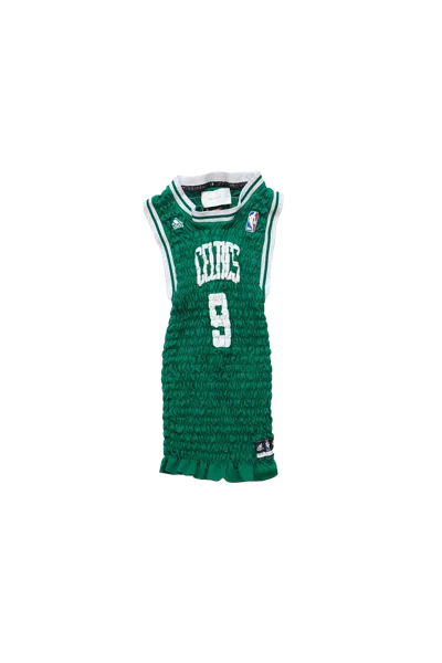 Conner Ives Reconstituted Shirred Basketball Jersey In Multi