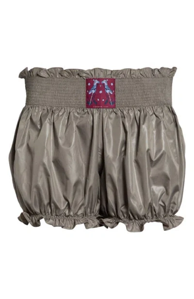 Conner Ives Ripstop Bloomers In Gray