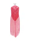 Conner Ives Piano Shawl Top In Pink