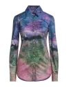 Conner Ives Woman Shirt Purple Size S Recycled Polyester, Elastane In Multi