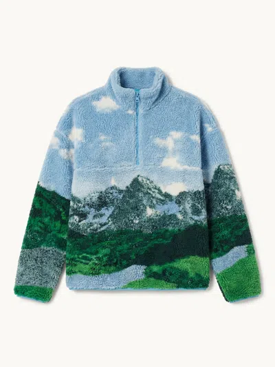 Conner Ives X Goop Aspen Fleece Blue L