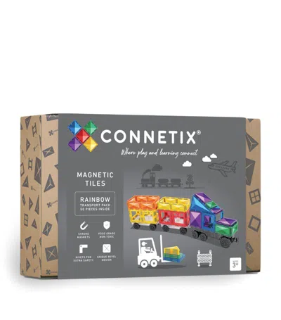 Connetix Tiles Babies' Rainbow Transport Pack Play Set In Multi