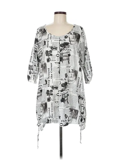 Pre-owned Connie's Moonlight Kimono In Silver