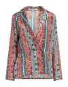 Connor & Blake Woman Blazer Rust Size S Polyester In Red