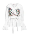 Connor & Blake Woman Blouse White Size M Cotton In White