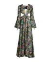 Connor & Blake Woman Maxi Dress Black Size L Cotton In Black