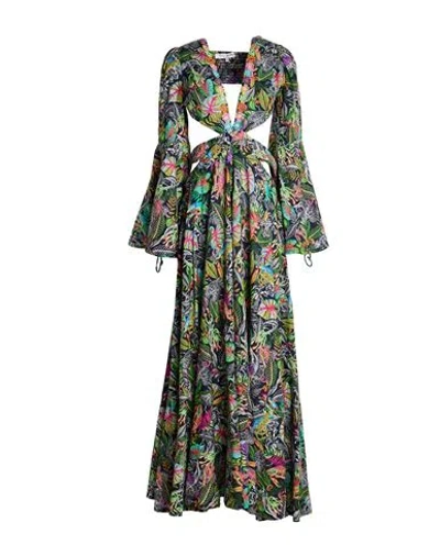 Connor & Blake Woman Maxi Dress Black Size L Cotton