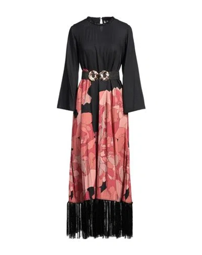 Connor & Blake Woman Maxi Dress Black Size L Viscose