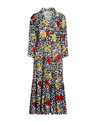 Connor & Blake Woman Maxi Dress Black Size M Cotton