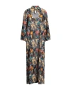 Connor & Blake Woman Maxi Dress Black Size M Cotton In Black