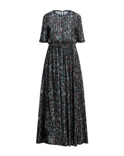 Connor & Blake Woman Maxi Dress Black Size M Cotton