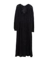 Connor & Blake Woman Maxi Dress Black Size M Cotton
