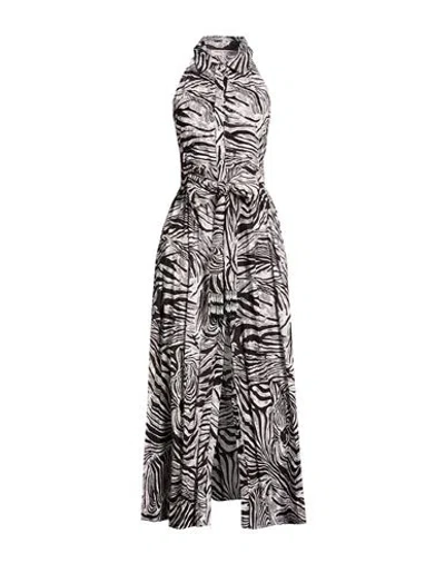 Connor & Blake Woman Maxi Dress Black Size S Cotton