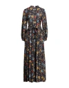 Connor & Blake Woman Maxi Dress Black Size Xl Viscose In Black