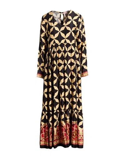 Connor & Blake Woman Maxi Dress Black Size Xs Viscose
