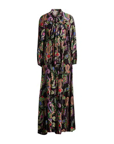 Connor & Blake Woman Maxi Dress Black Size Xs Viscose