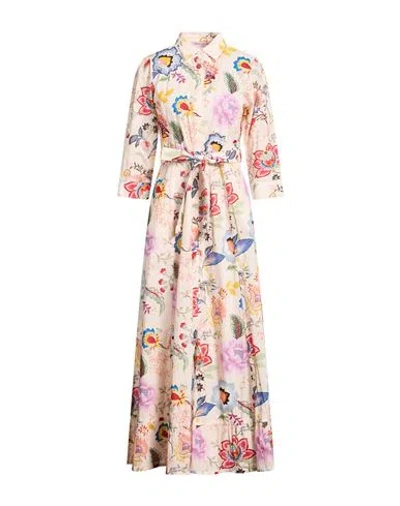 Connor & Blake Woman Maxi Dress Blush Size L Cotton In Pink