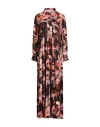Connor & Blake Woman Maxi Dress Blush Size Xl Viscose In Pink