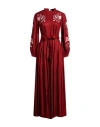 Connor & Blake Woman Maxi Dress Brick Size L Viscose In Red