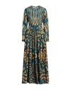 Connor & Blake Woman Maxi Dress Deep Teal Size S Cotton In Green