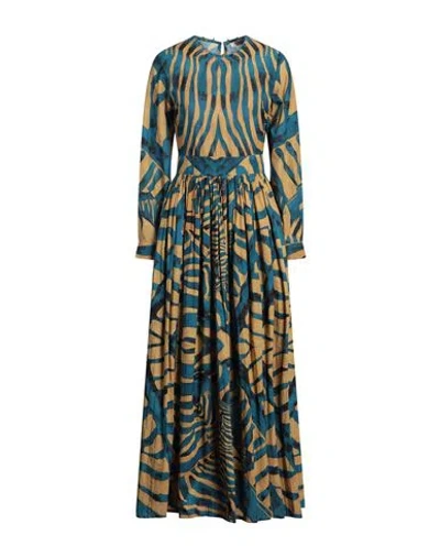 Connor & Blake Woman Maxi Dress Deep Teal Size S Cotton In Green