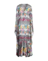 Connor & Blake Woman Maxi Dress Fuchsia Size L Polyester In Pink