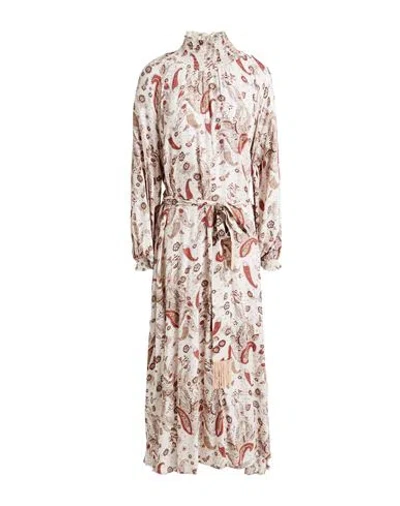 Connor & Blake Woman Maxi Dress Ivory Size M Viscose In White