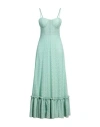 Connor & Blake Woman Maxi Dress Light Green Size S Polyester