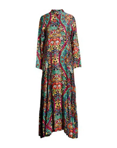 Connor & Blake Woman Maxi Dress Light Green Size Xs Viscose