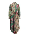 Connor & Blake Woman Maxi Dress Pastel Yellow Size M Cotton In Yellow
