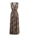 Connor & Blake Woman Maxi Dress Pastel Yellow Size Xl Cotton