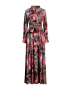 Connor & Blake Woman Maxi Dress Magenta Size Xl Viscose In Purple
