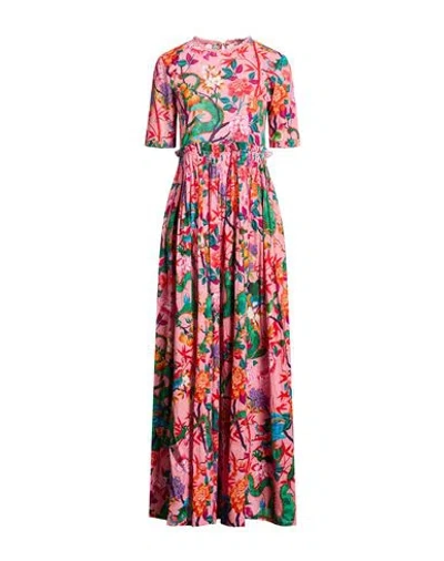 Connor & Blake Woman Maxi Dress Pink Size L Cotton