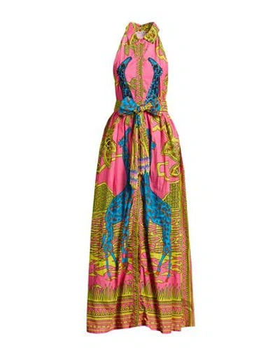 Connor & Blake Woman Maxi Dress Pink Size M Cotton