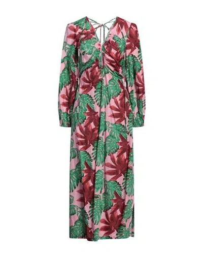 Connor & Blake Woman Maxi Dress Pink Size M Cotton