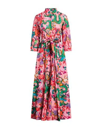 Connor & Blake Woman Maxi Dress Pink Size Xl Cotton