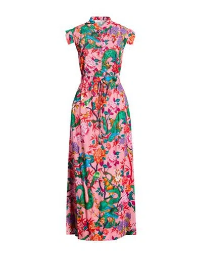 Connor & Blake Woman Maxi Dress Pink Size Xl Cotton