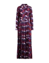 Connor & Blake Woman Maxi Dress Magenta Size L Viscose In Purple
