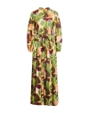Connor & Blake Woman Maxi Dress Sage Green Size Xl Viscose In Green
