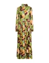 Connor & Blake Woman Maxi Dress Sage Green Size Xl Viscose In Green