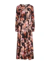 Connor & Blake Woman Maxi Dress Salmon Pink Size Xl Viscose In Pink