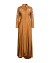 Connor & Blake Woman Maxi Dress Tan Size Xl Viscose In Brown
