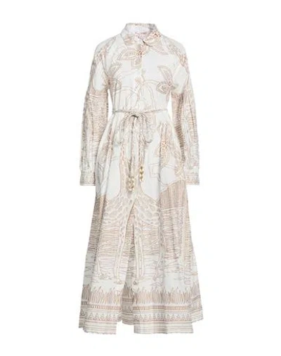 Connor & Blake Woman Maxi Dress White Size L Cotton