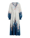 Connor & Blake Woman Maxi Dress White Size L Cotton In White