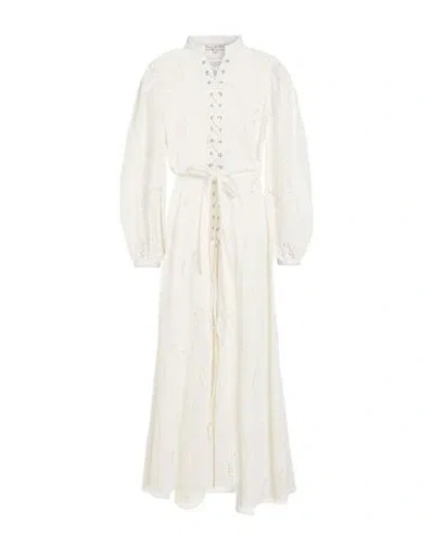 Connor & Blake Woman Maxi Dress White Size M Cotton