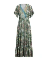 Connor & Blake Woman Maxi Dress White Size M Cotton In White