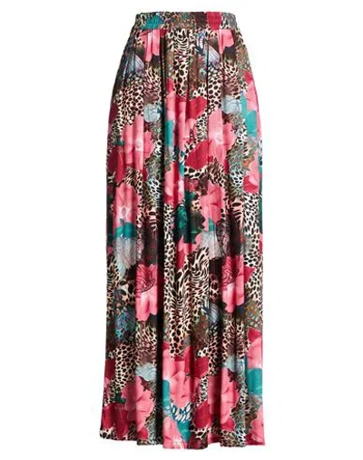 Connor & Blake Woman Maxi Skirt Brown Size L Viscose