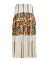Connor & Blake Woman Maxi Skirt Green Size S Cotton In Green