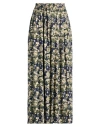 Connor & Blake Woman Maxi Skirt Military Green Size L Viscose In Green